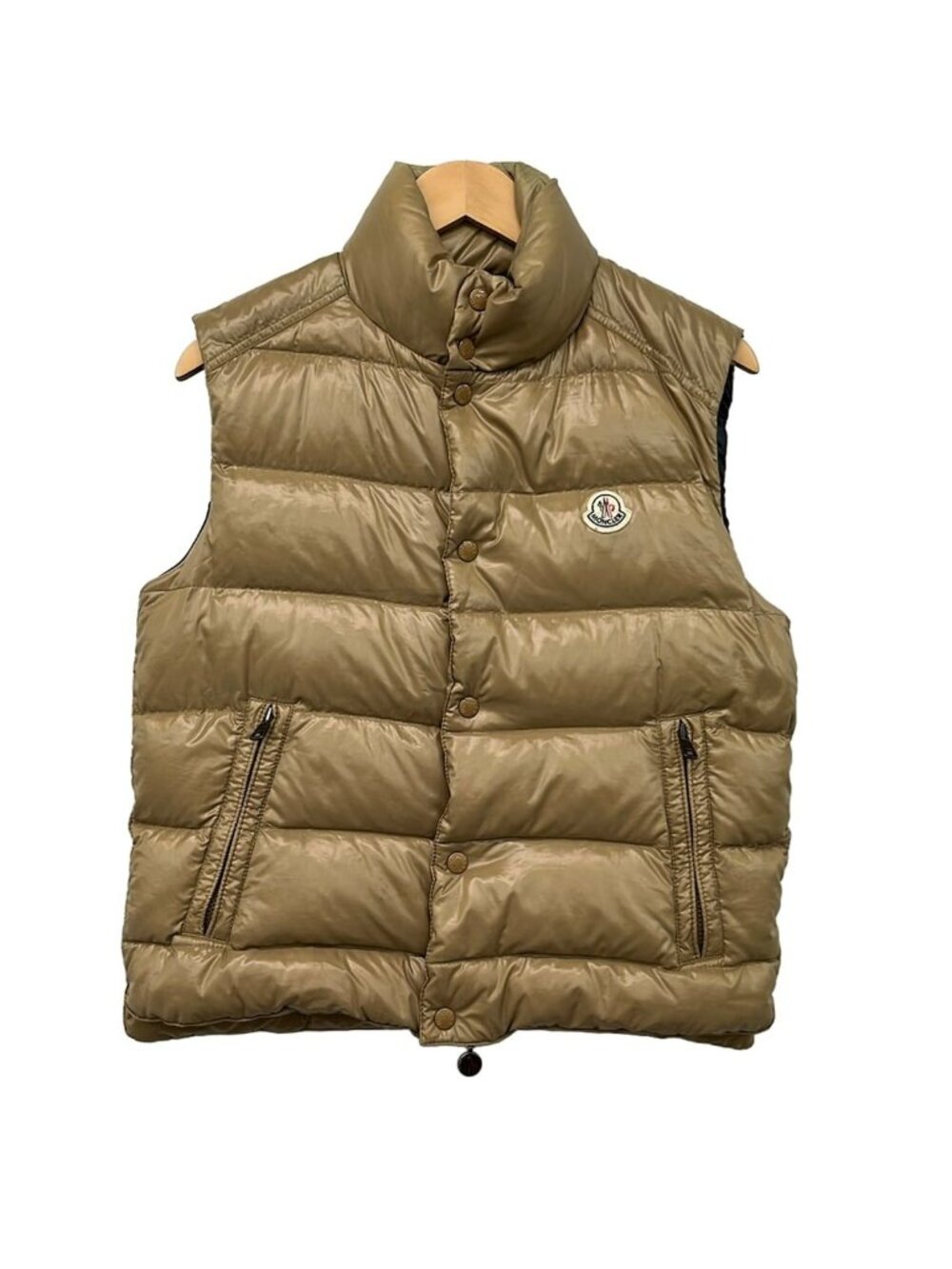 Moncler Down Vest S Tib Gilet 41350/50/68950 Beige Winter Wear 1
